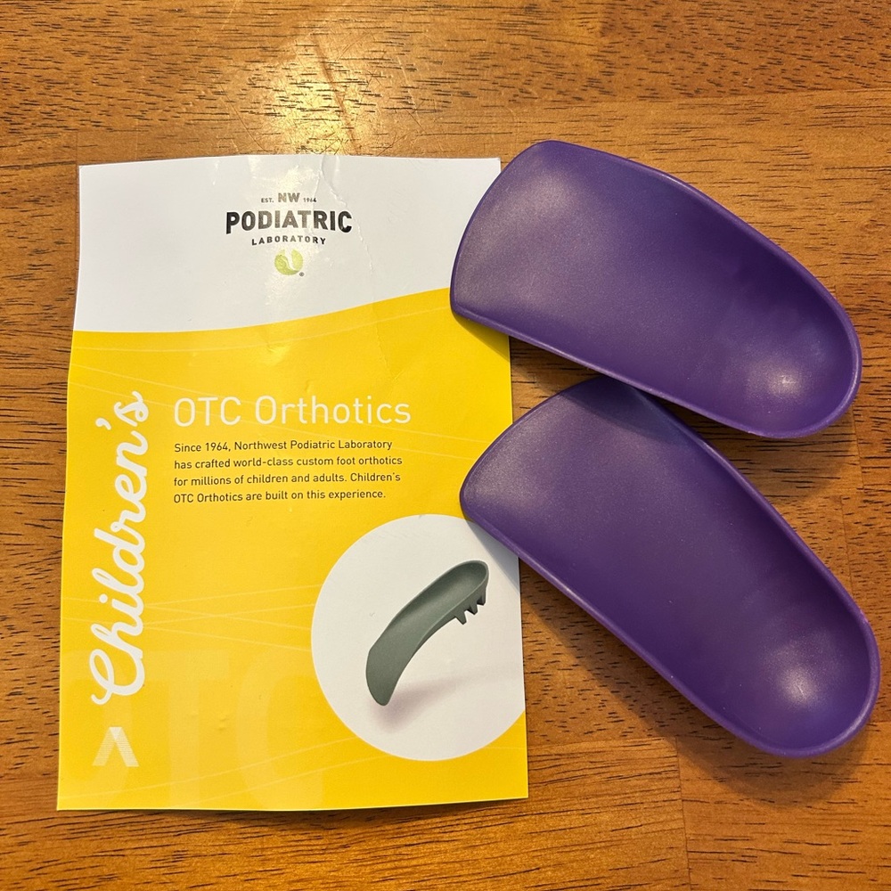 Children's Purple OTC Orthotic Insoles Size A (6)